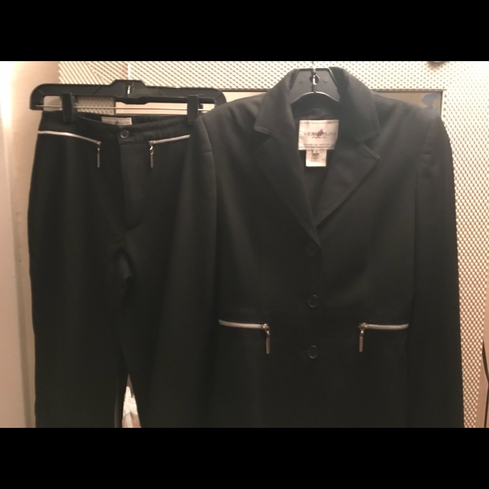 Black pant suit